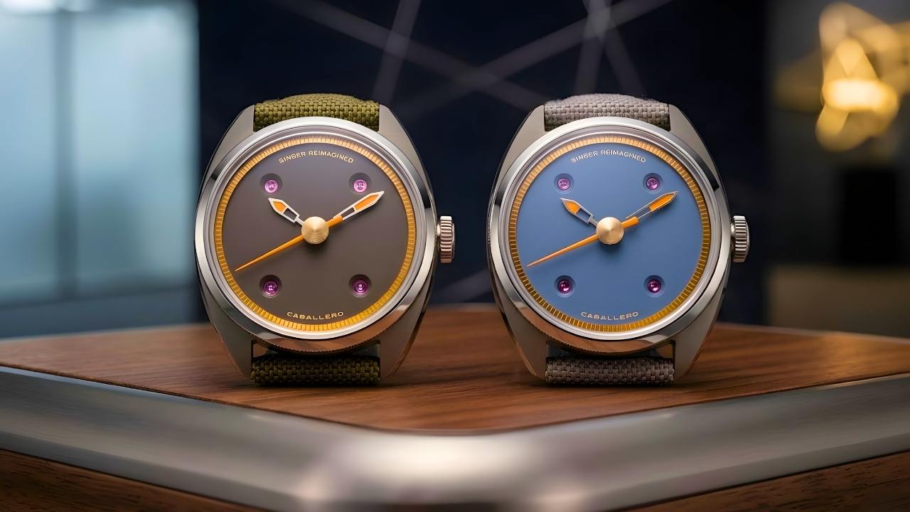 Discover The Singer Caballero Titanium Collection Built Around Simplicity And Precision